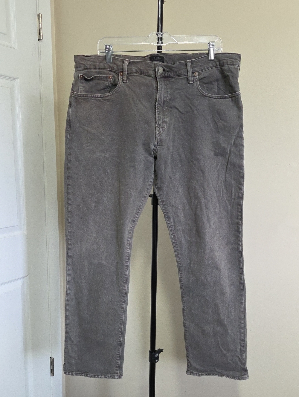 Polo by Ralph Lauren Men's Straight Gray Jeans